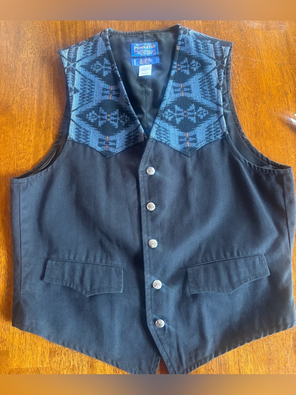 Vintage Pendleton High Grade Western Wear Vest